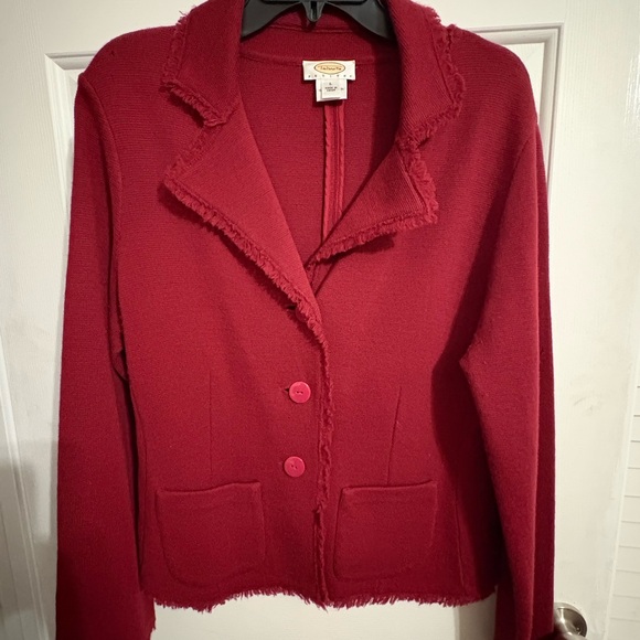 Talbots Jackets & Blazers - Talbots Red Women's Blazer,‎ Vintage 1990s, Size PL